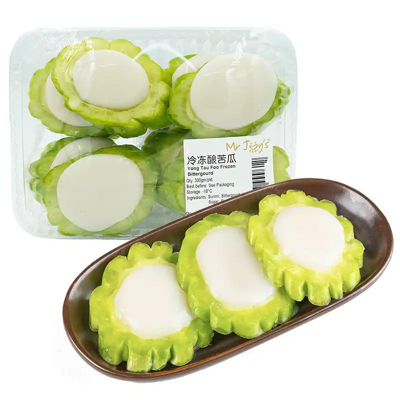 Frozen Bittergourd Yong Tau Foo 冷冻酿苦瓜 300gm/pkt-Mr Joy’s Supermarket Steamboat singapore