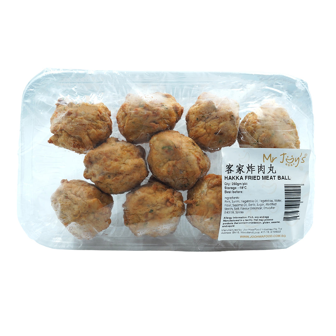 Hakka Fried Meatballs 客家炸肉丸 250gm/pkt-Mr Joy’s Supermarket Steamboat singapore