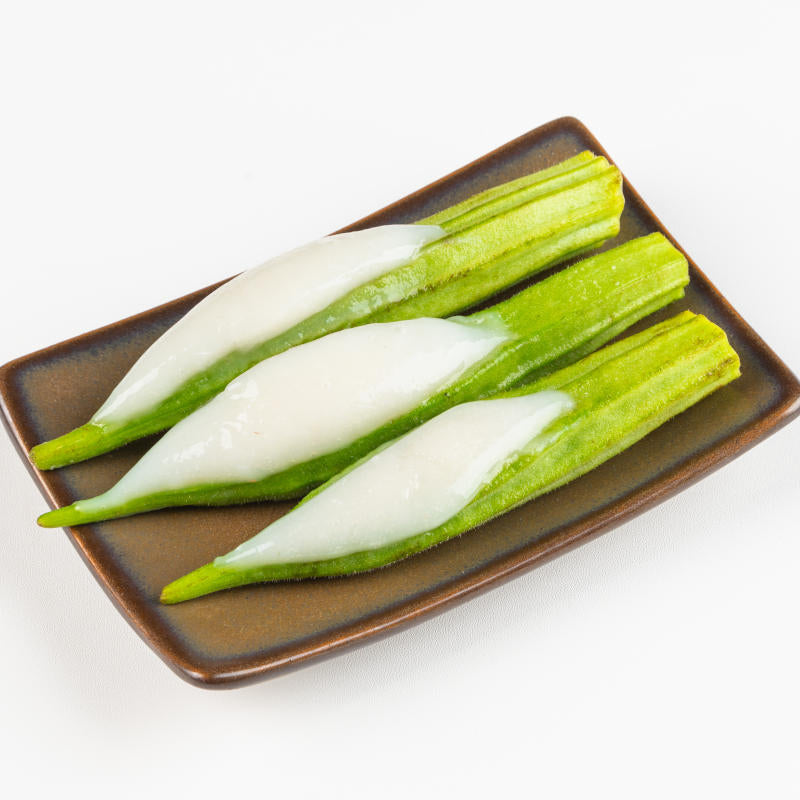 Fresh Ladyfinger With Fish Paste 新鲜酿羊角豆 8pcs/pkt-Mr Joy’s Supermarket Steamboat singapore