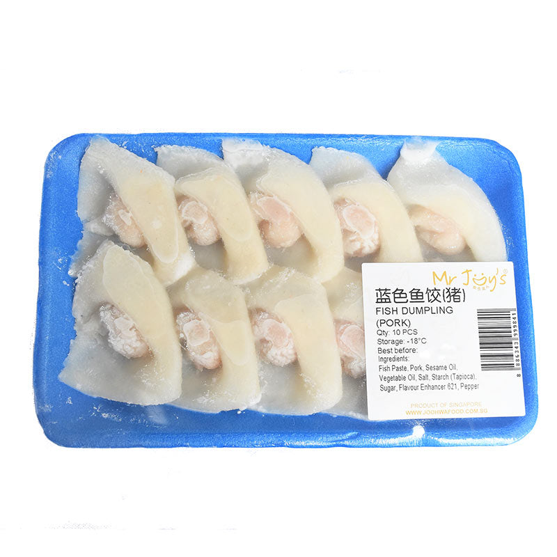 Fish Dumpling With Pork (Blue)鱼绞猪肉 (蓝)10pcs/pkt-Mr Joy’s Supermarket Steamboat singapore