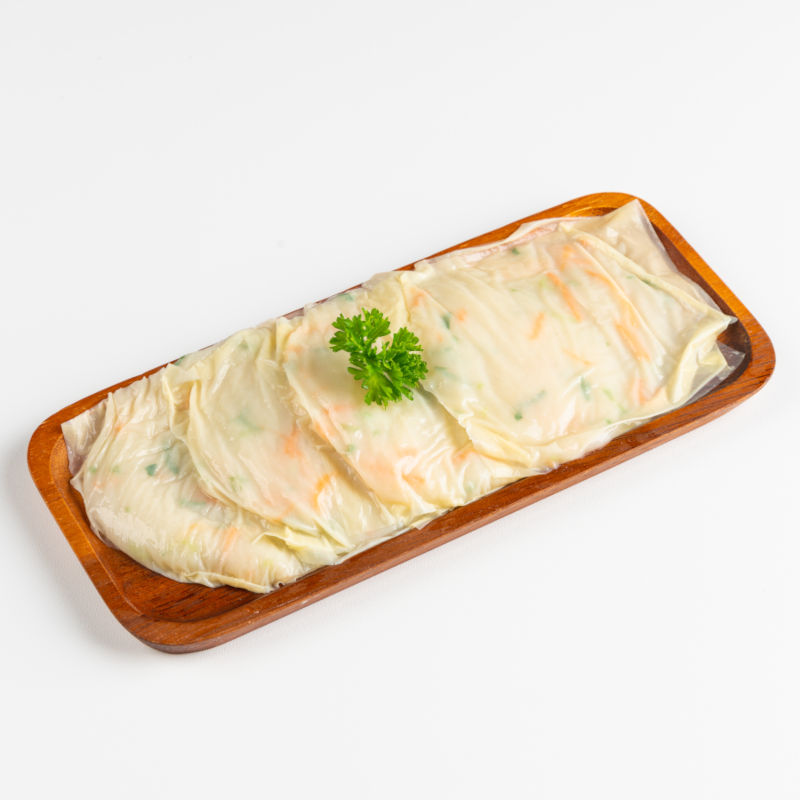 Fresh Yuba Skin With Fish paste 新鲜酿海鲜片 12pcs/pkt-Mr Joy’s Supermarket Steamboat singapore