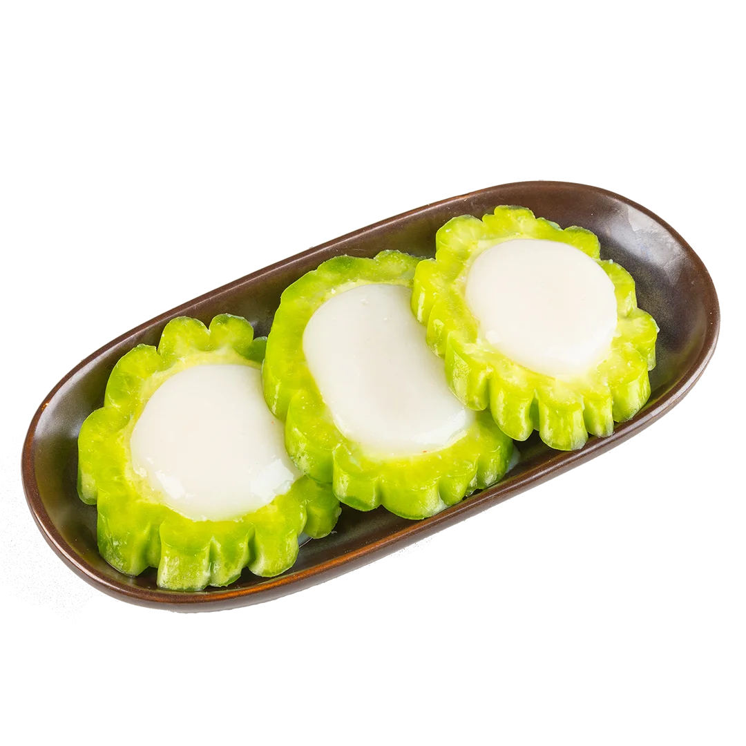 Fresh Bittergourd With Fish Paste 新鲜酿苦瓜 8pcs/pkt-Mr Joy’s Supermarket Steamboat singapore