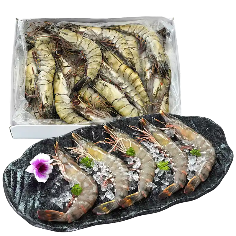 Tiger Prawns Frozen 冷冻老虎虾 1kg/pkt-Mr Joy’s Supermarket Steamboat singapore