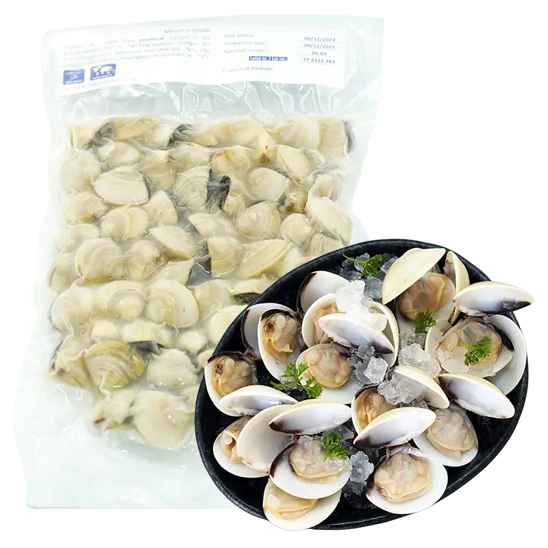 Frozen White Clams Cooked 冷冻蛤蜊 1kg/pkt-Mr Joy’s Supermarket Steamboat singapore