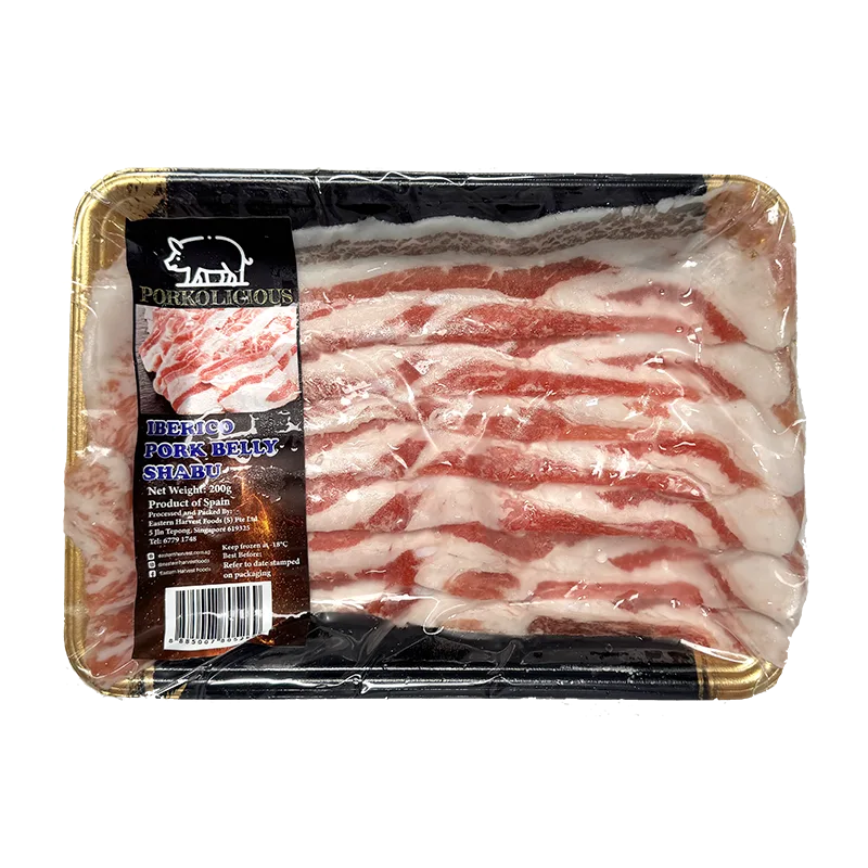 Iberico Pork Belly 西班牙三层肉 250gm/pkt-Mr Joy’s Supermarket Steamboat singapore