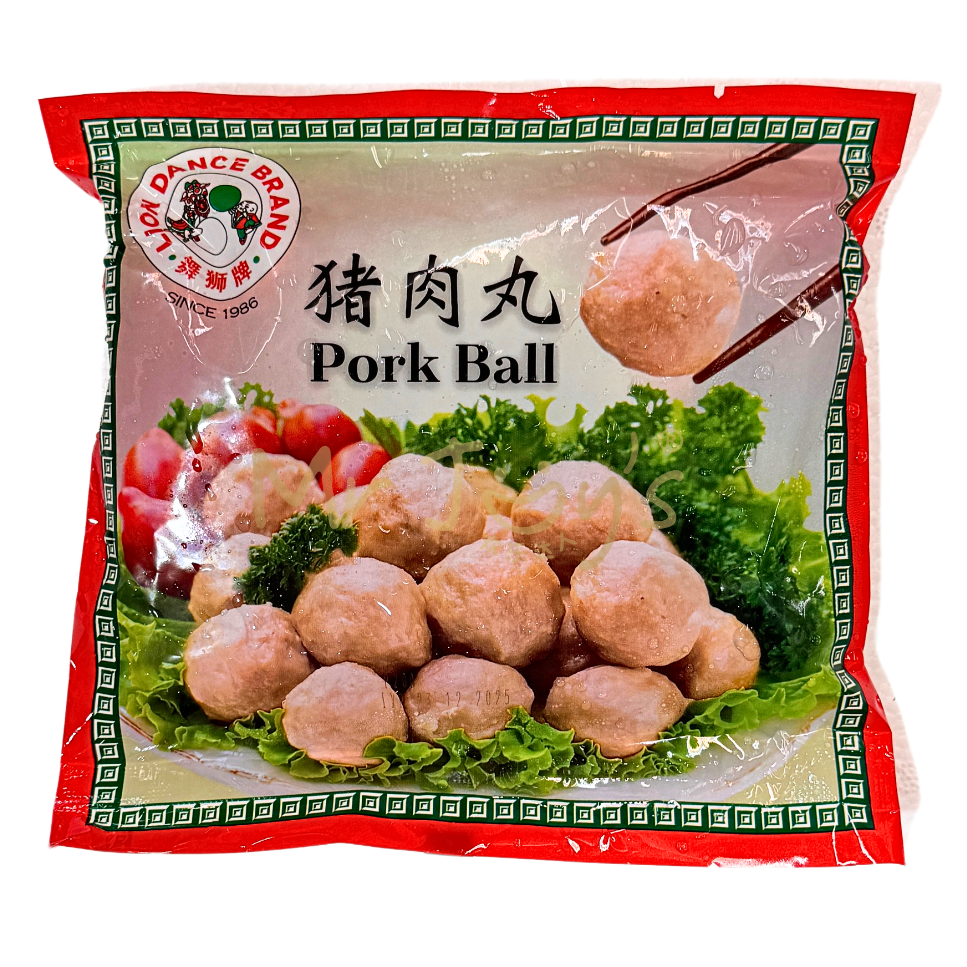 Lion Dance Pork Ball 舞狮猪肉丸 200gm/pkt-Mr Joy’s Supermarket Steamboat singapore