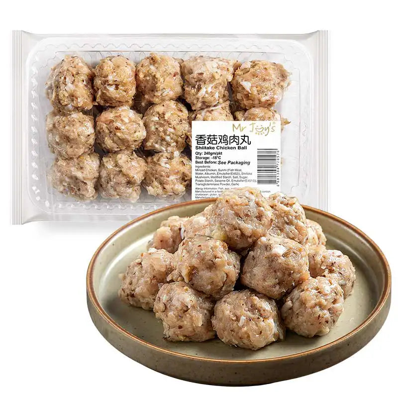 Shiitake Mushroom Ball Chicken 香菇鸡肉丸 240gm/pkt-Mr Joy’s Supermarket