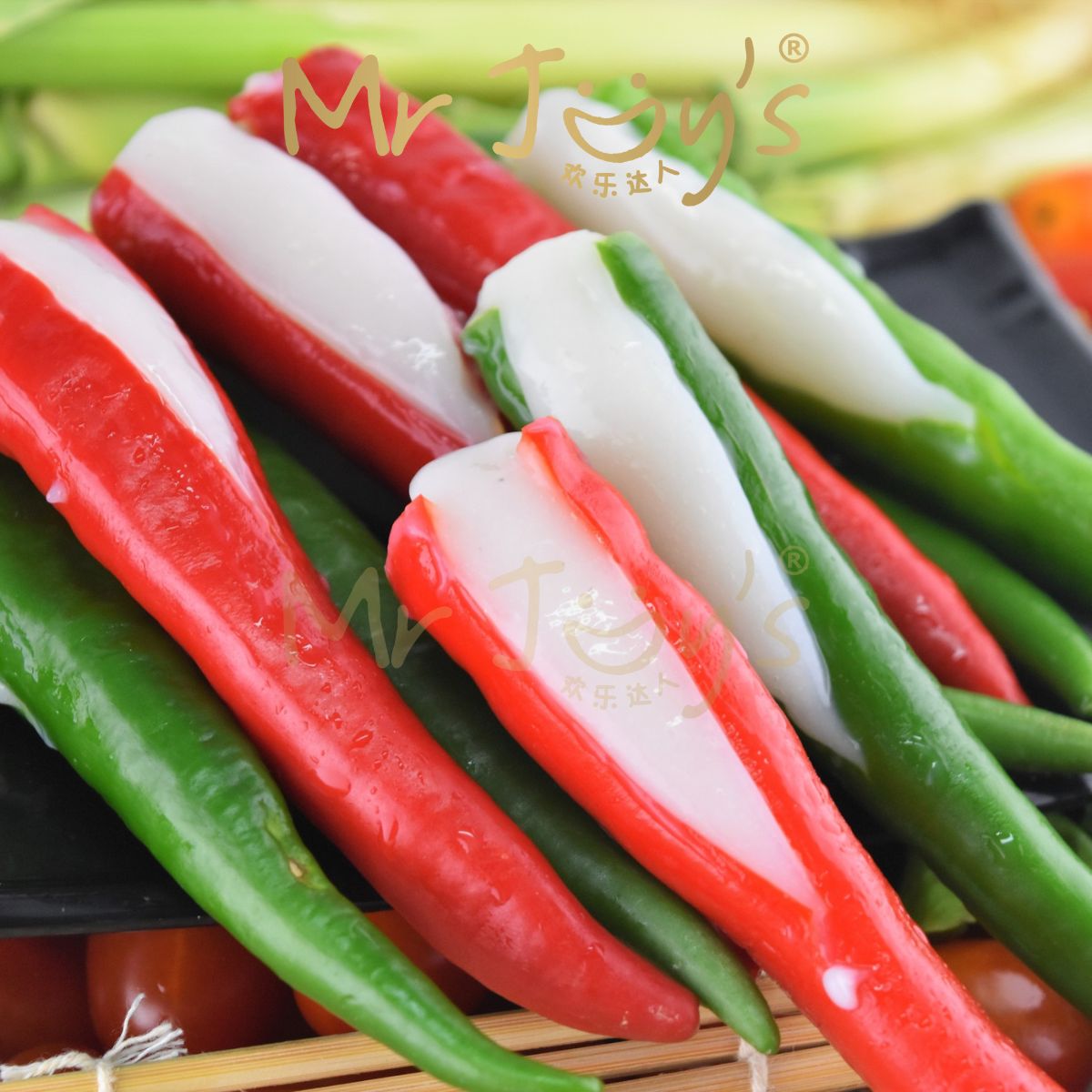 Fresh Chilli With Fish Paste 新鲜酿辣椒 8pcs/pkt