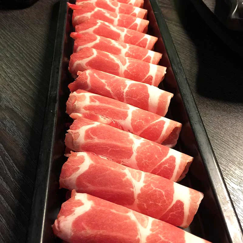 Shabu Shabu Pork Collar 火锅五花肉 400gm/pkt-Mr Joy’s Supermarket Steamboat singapore