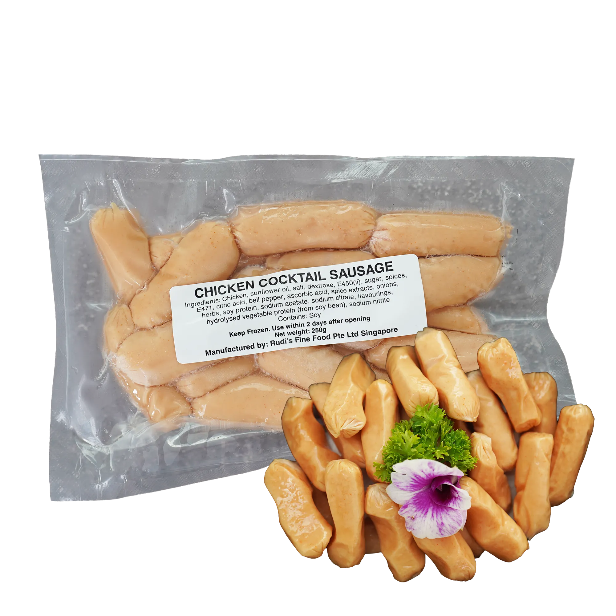 Chicken Cocktail Sausage 迷你鸡肉热狗 250gm/pkt